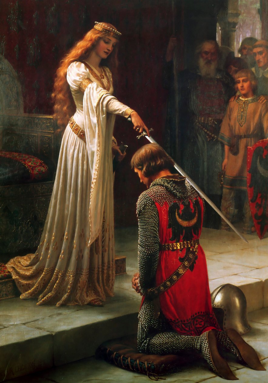 The Accolade, 1901. av Edmund Blair Leighton