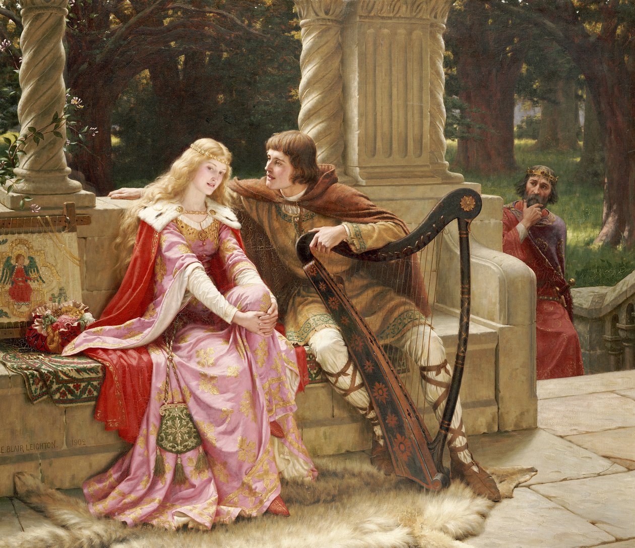 The End of the Song, 1902 av Edmund Blair Leighton