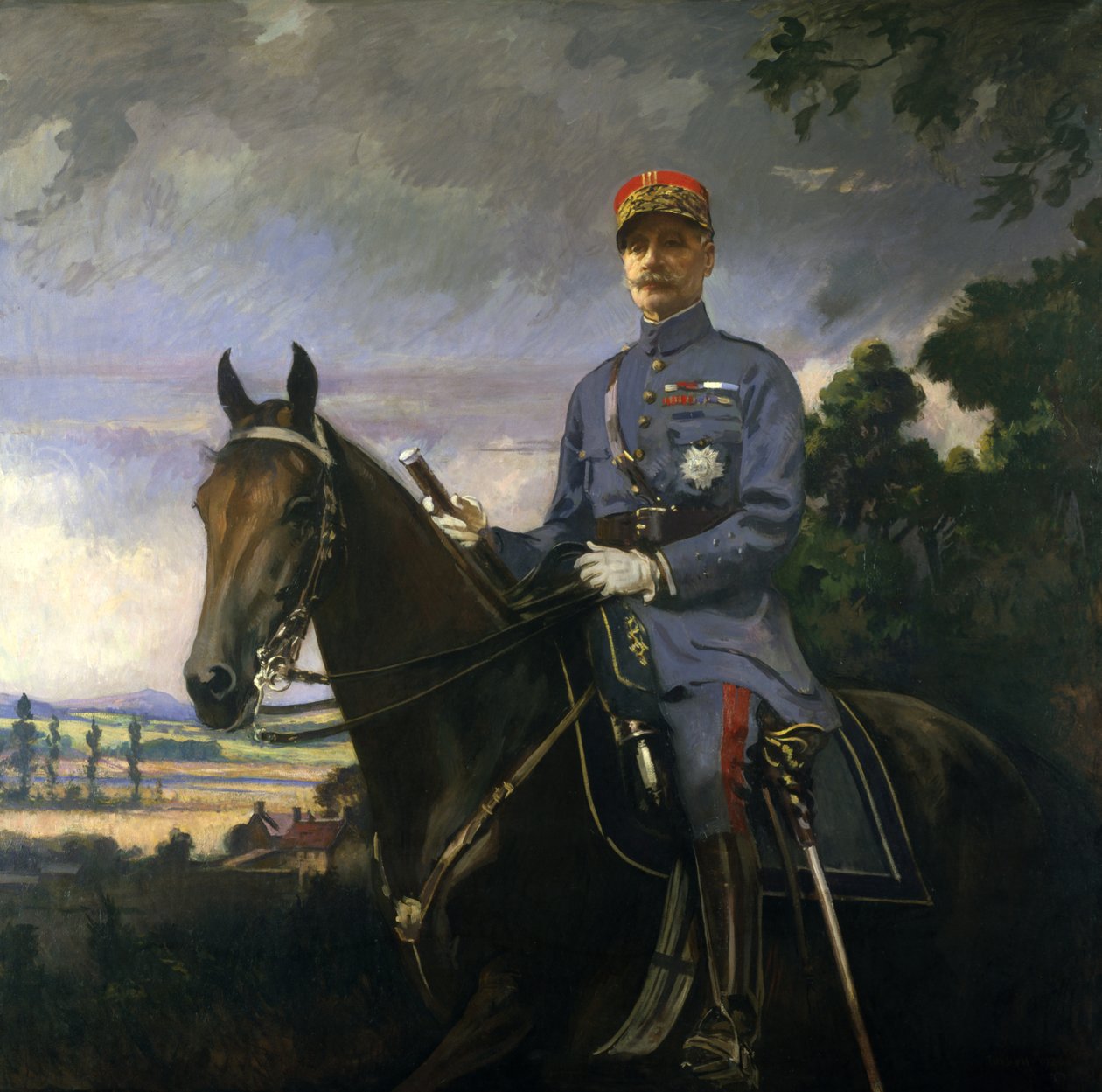 Marskalk Ferdinand Foch, 1920. av Edmund Charles Tarbell
