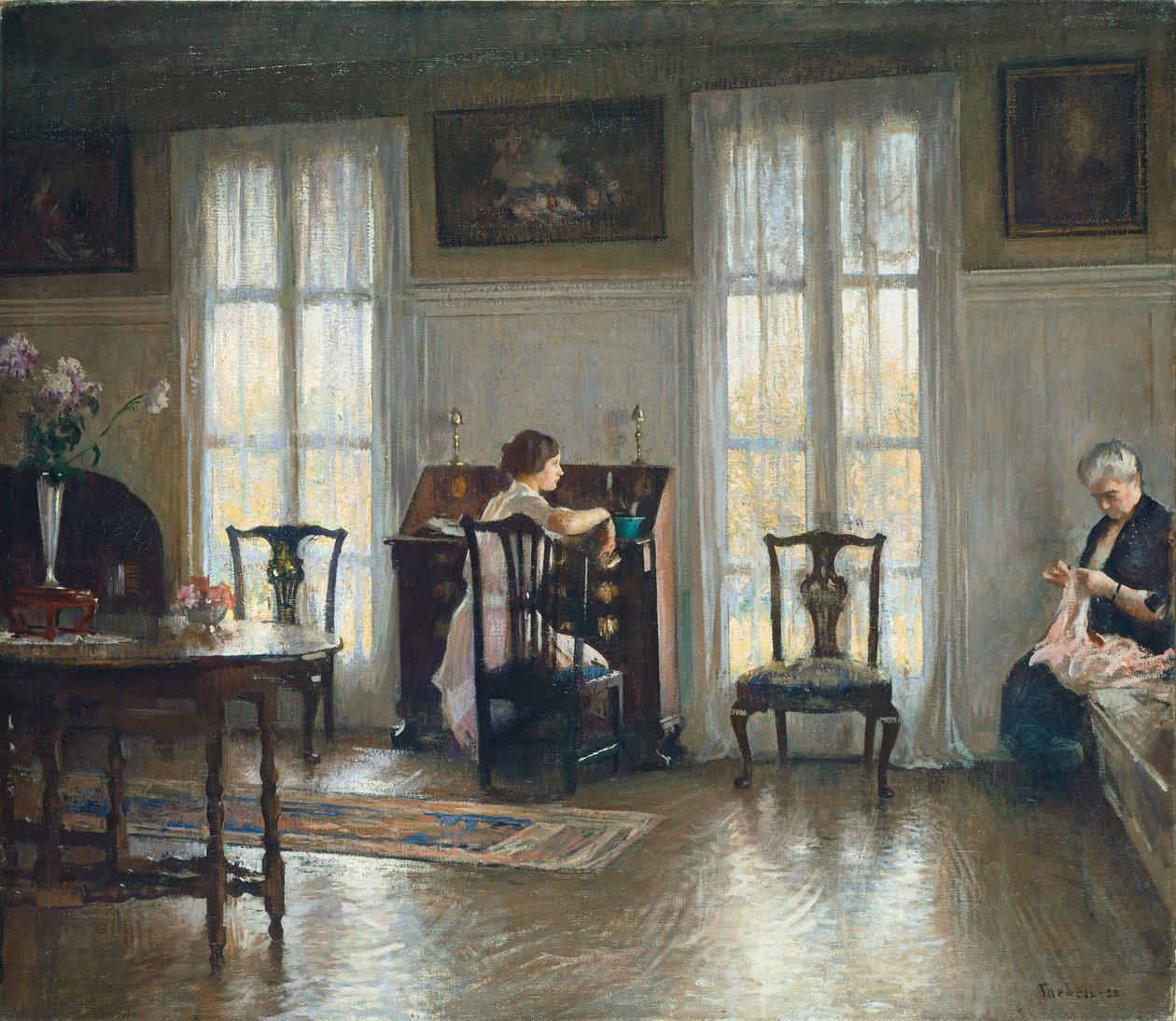 Mor og Mary av Edmund Charles Tarbell