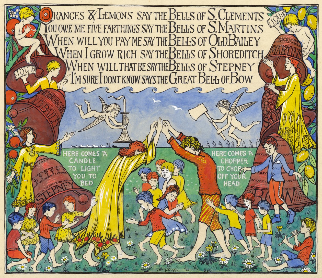 Appelsiner og sitroner, ca. 1935 (gouache på papir) av Edmund Hunter