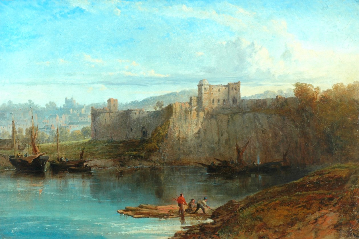 Chepstow Castle On The Wye, 1872 av Edmund John Niemann