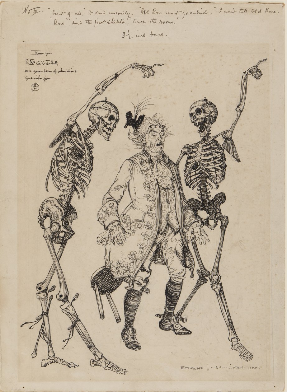Old Bones må gå ut..., 1900 av Edmund Joseph Sullivan