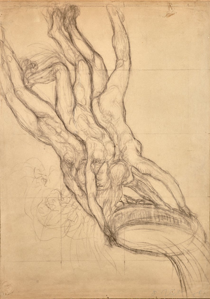 Hyades, ca. 1914 (blyant på papir) av Edoardo de Albertis