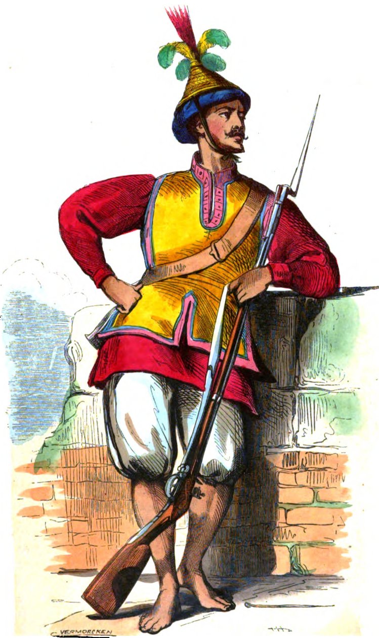 Vermorcken. Soldat Cochinchinoie (Asia) av Edouard Vermorcken