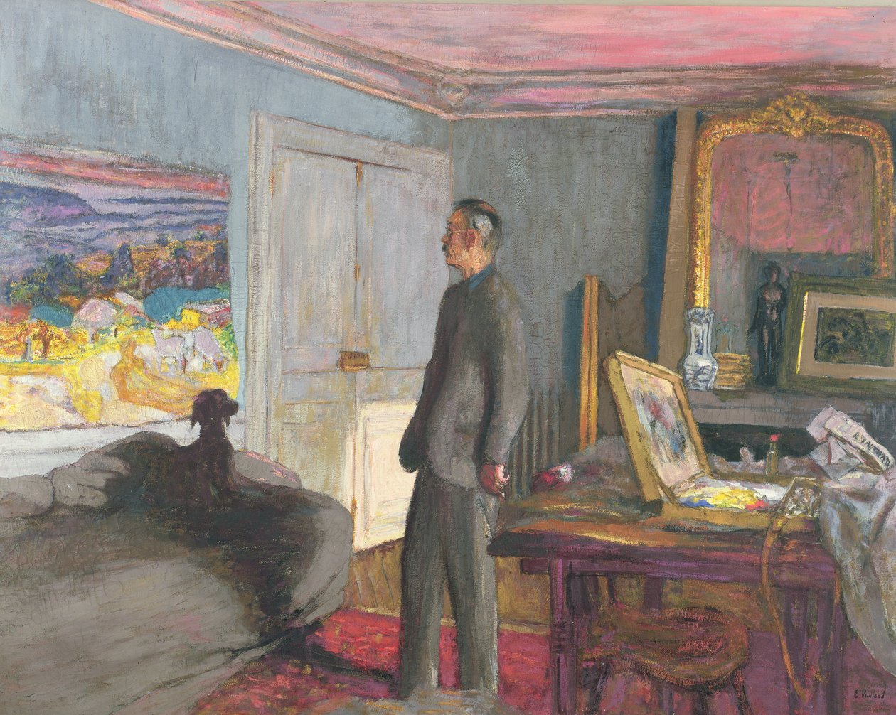 Pierre Bonnard (1867-1947) 1935 av Edouard Vuillard
