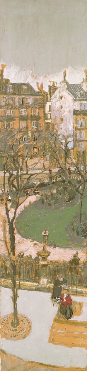 Rue de Paris, panel 6 av 6, 1908 av Edouard Vuillard