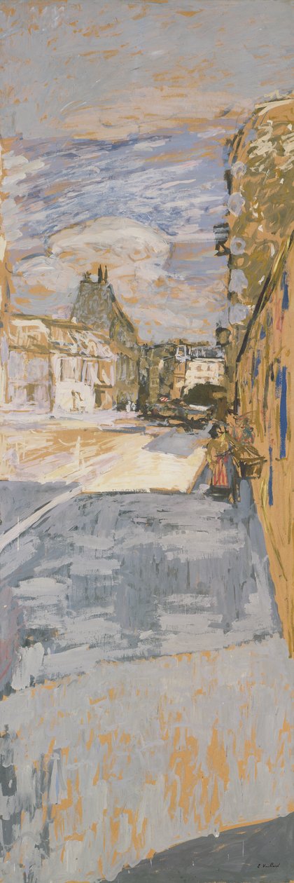 Streets of Paris (panel 2 av 6), ca. 1908 av Edouard Vuillard