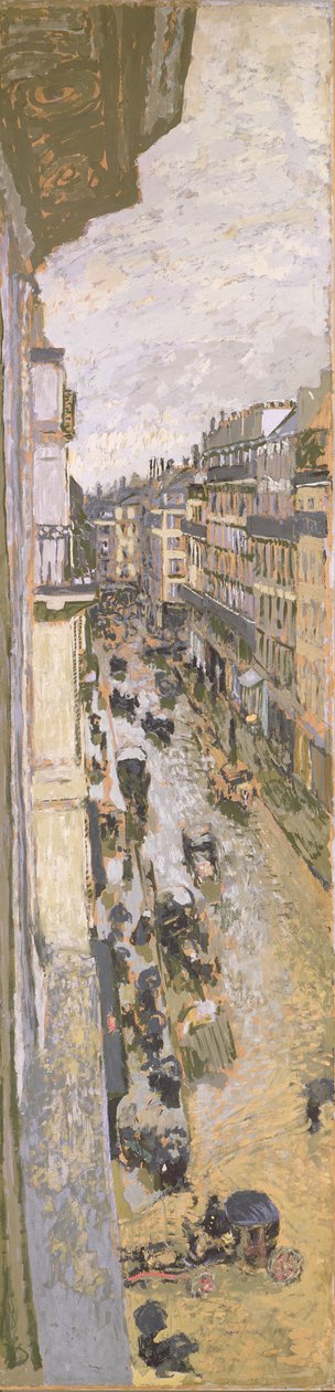Gatene i Paris, ca. 1908 av Edouard Vuillard
