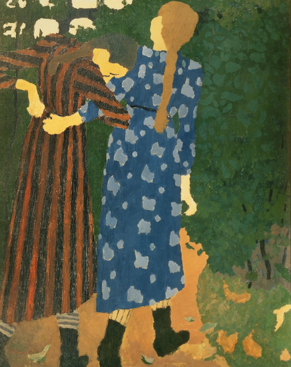 To jenter går av Edouard Vuillard