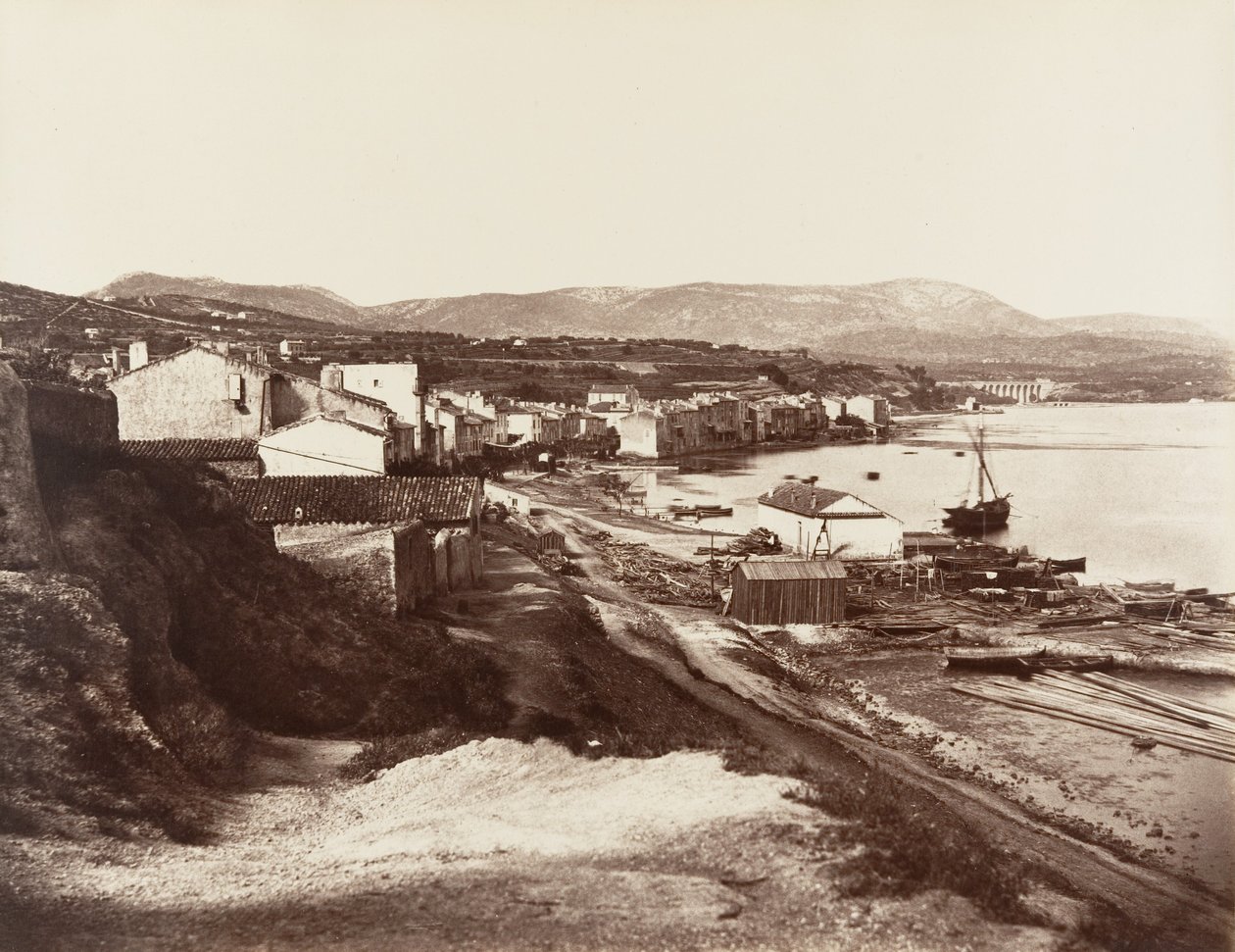 Bandol, K. 1860. av Édouard Baldus