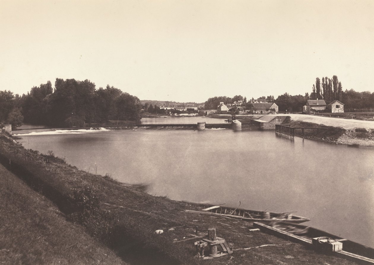 L' Isle Adam, 1855. av Édouard Baldus
