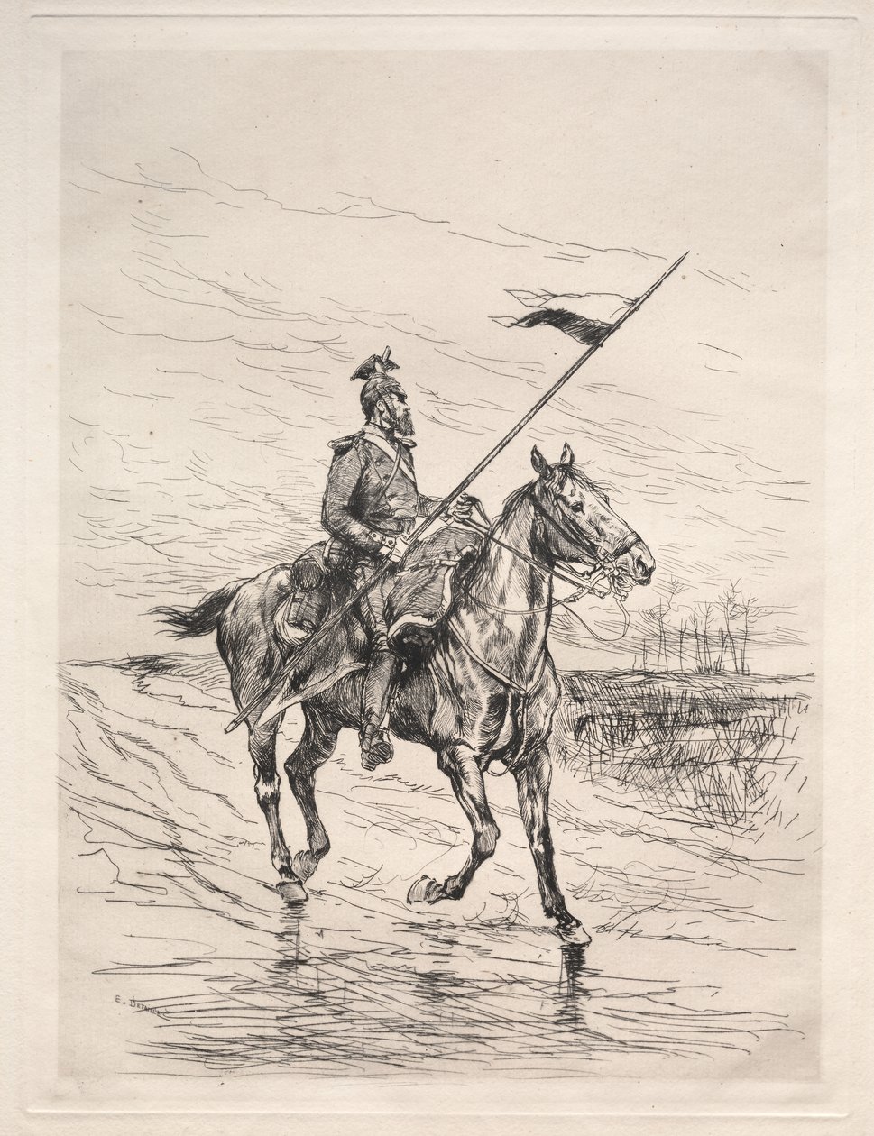 En Uhlan av Edouard Detaille