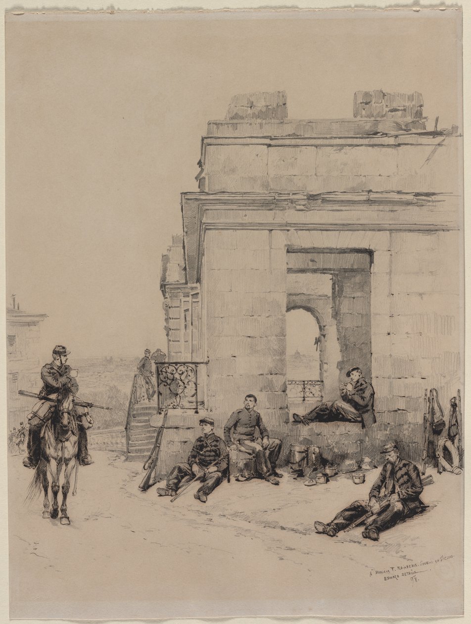 Soldater hviler, 1878. av Jean Baptiste Edouard Detaille