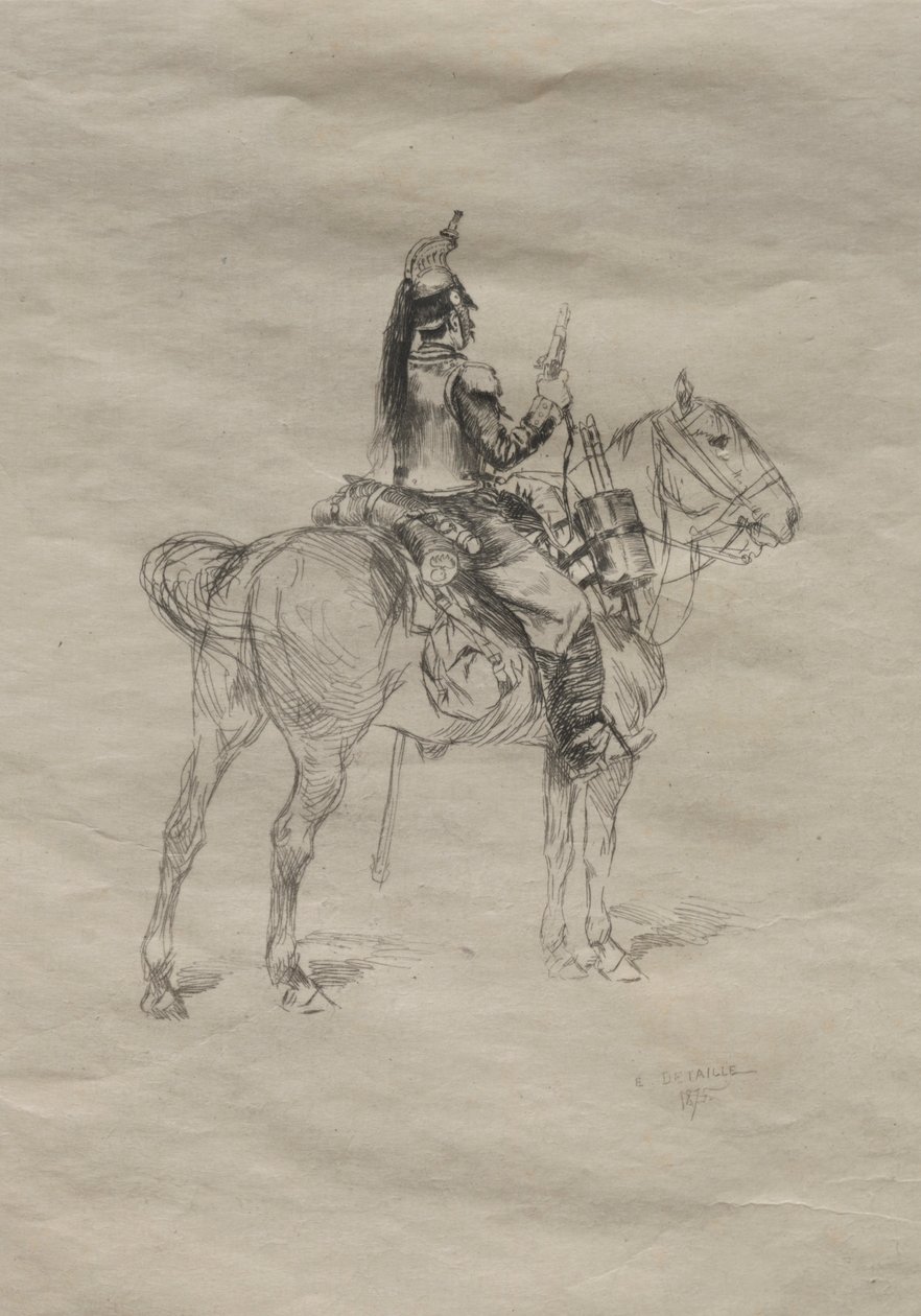 Kavaleristen, 1875. av Jean Baptiste Edouard Detaille