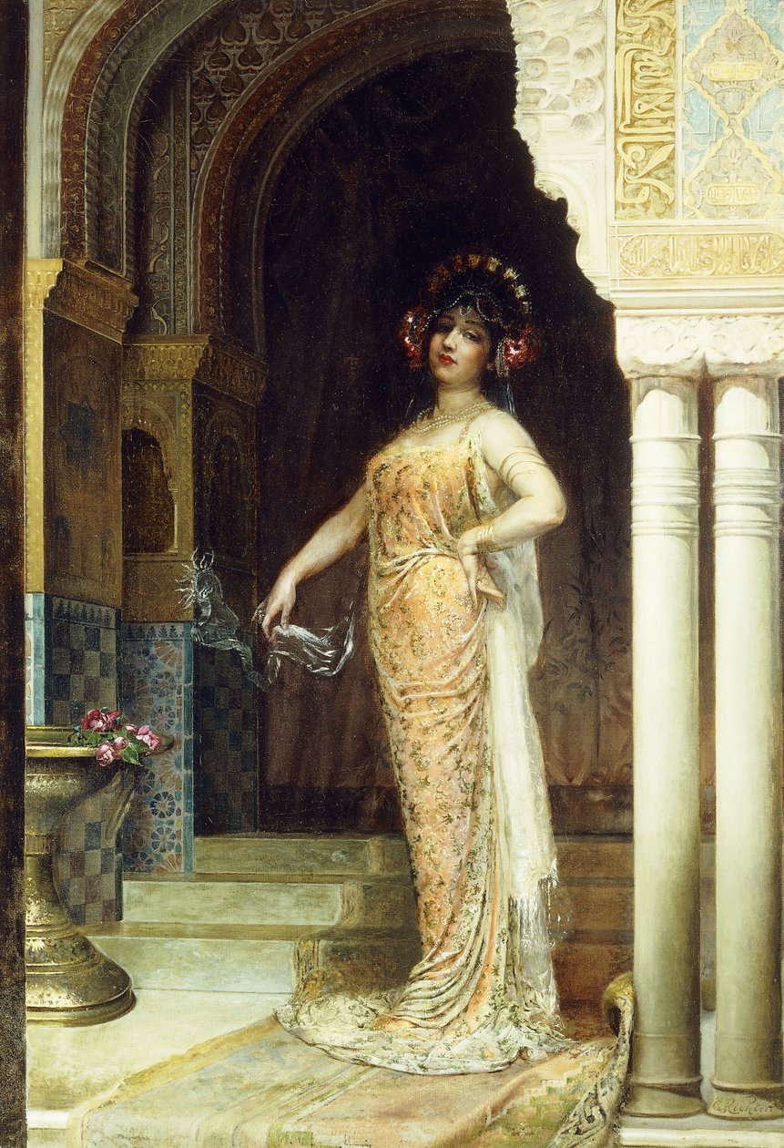 The Odalisque; L"Odalisque, av Edouard Frederic Wilhelm Richter