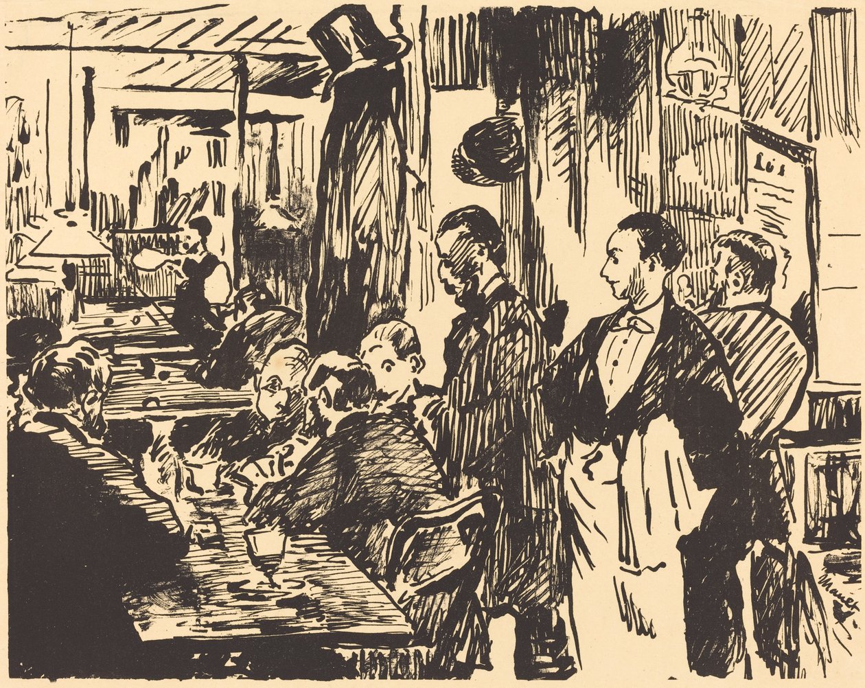 På kafeen på kafeen, 1869. av Édouard Manet