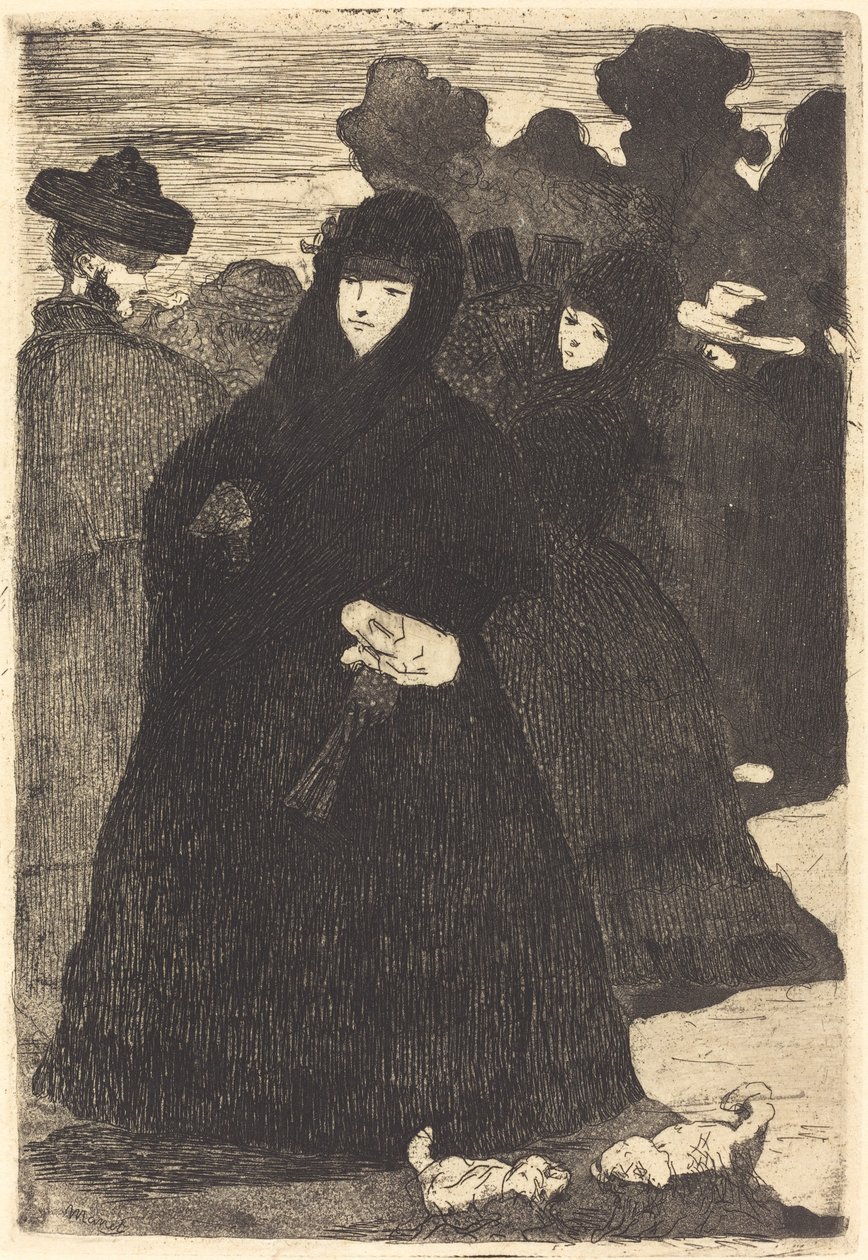 På Prado (Au Prado) av Édouard Manet