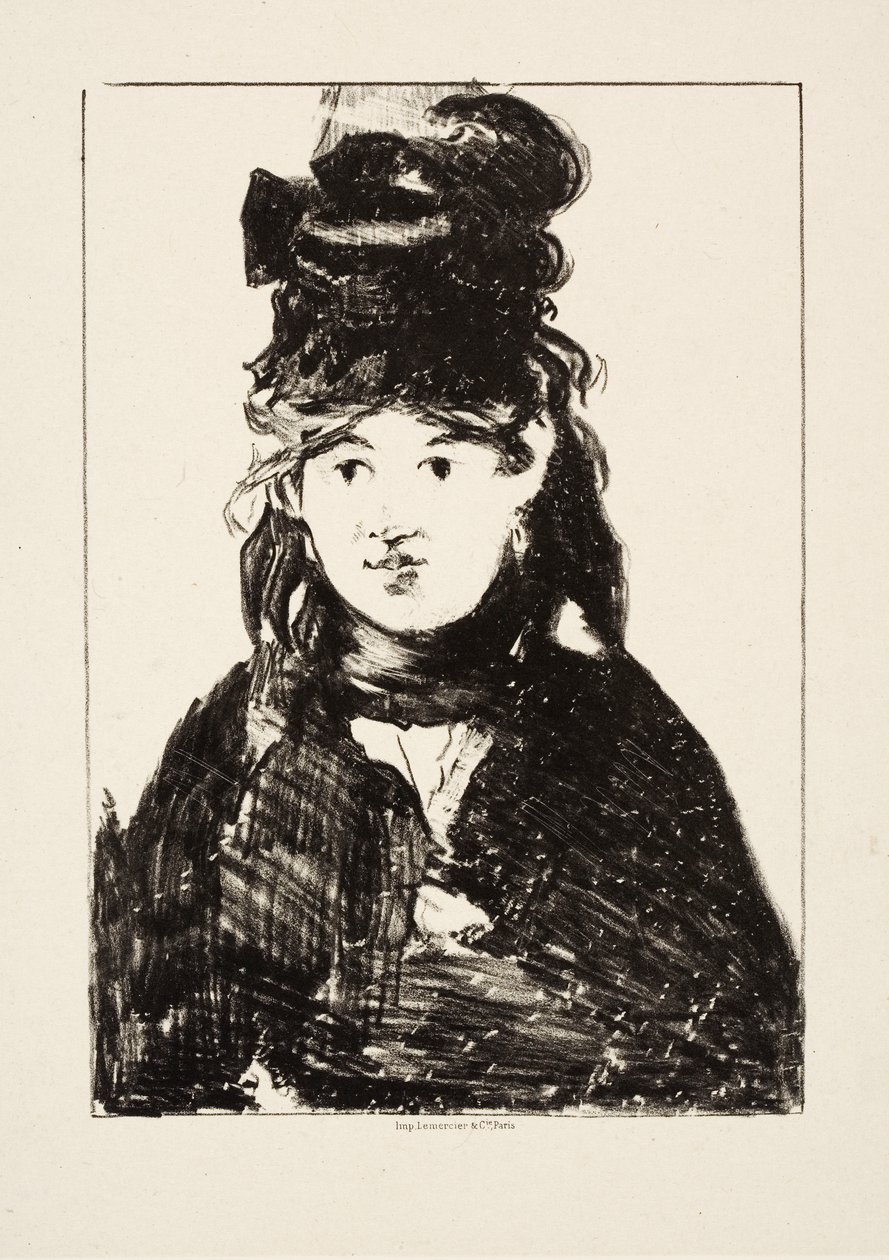 Berthe Morisot, ca. 1872 av Édouard Manet