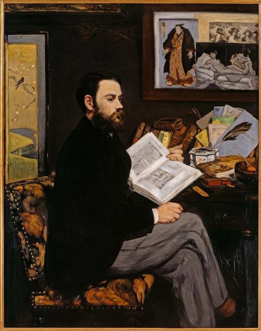 Emile Zola av Édouard Manet