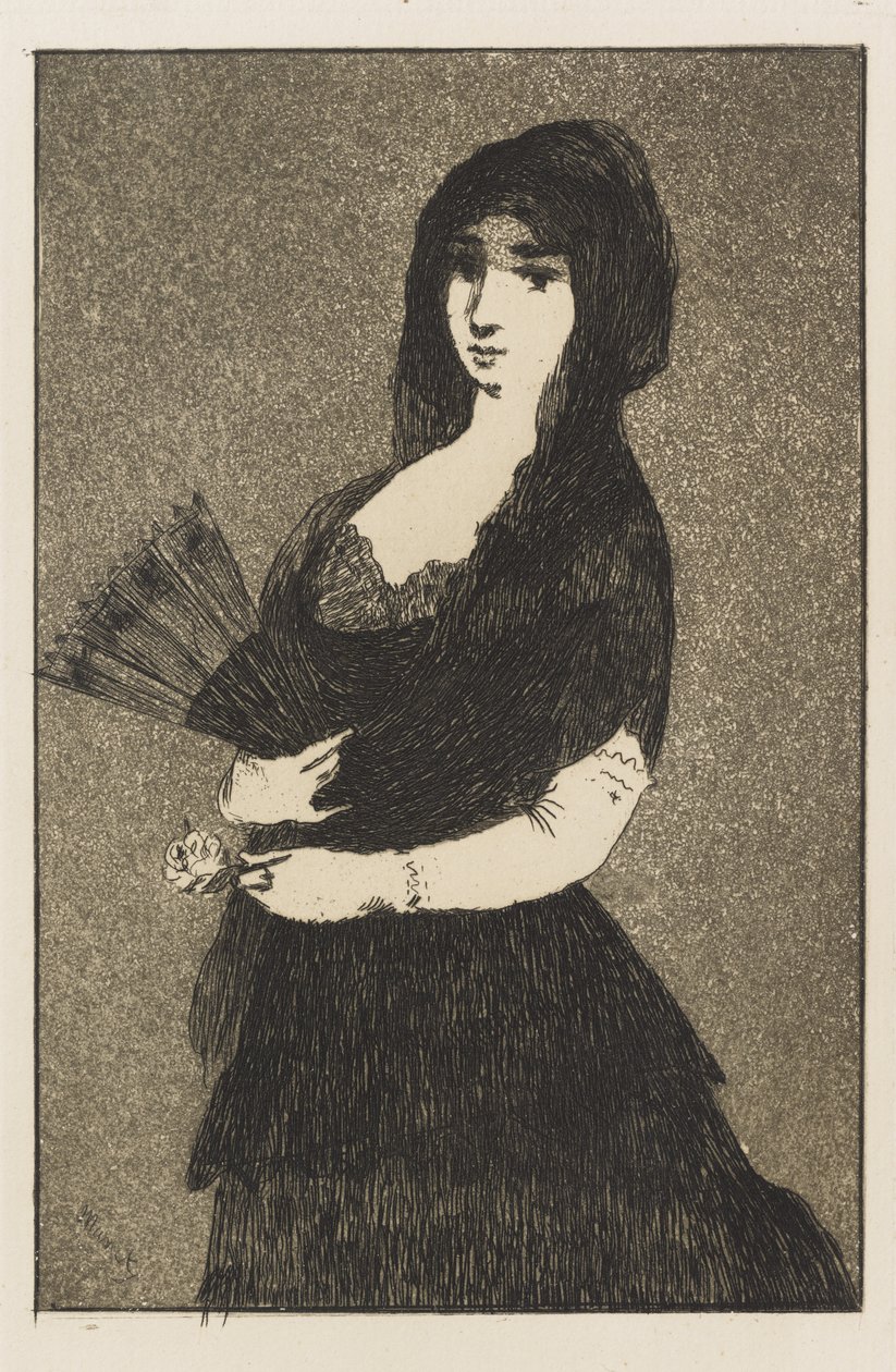 Eksotisk blomst av Édouard Manet