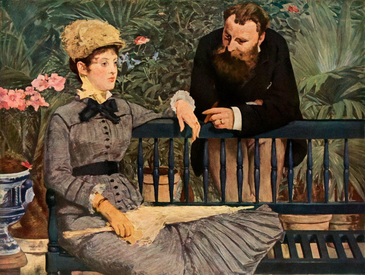 I drivhuset, 1879, 1937. av Édouard Manet