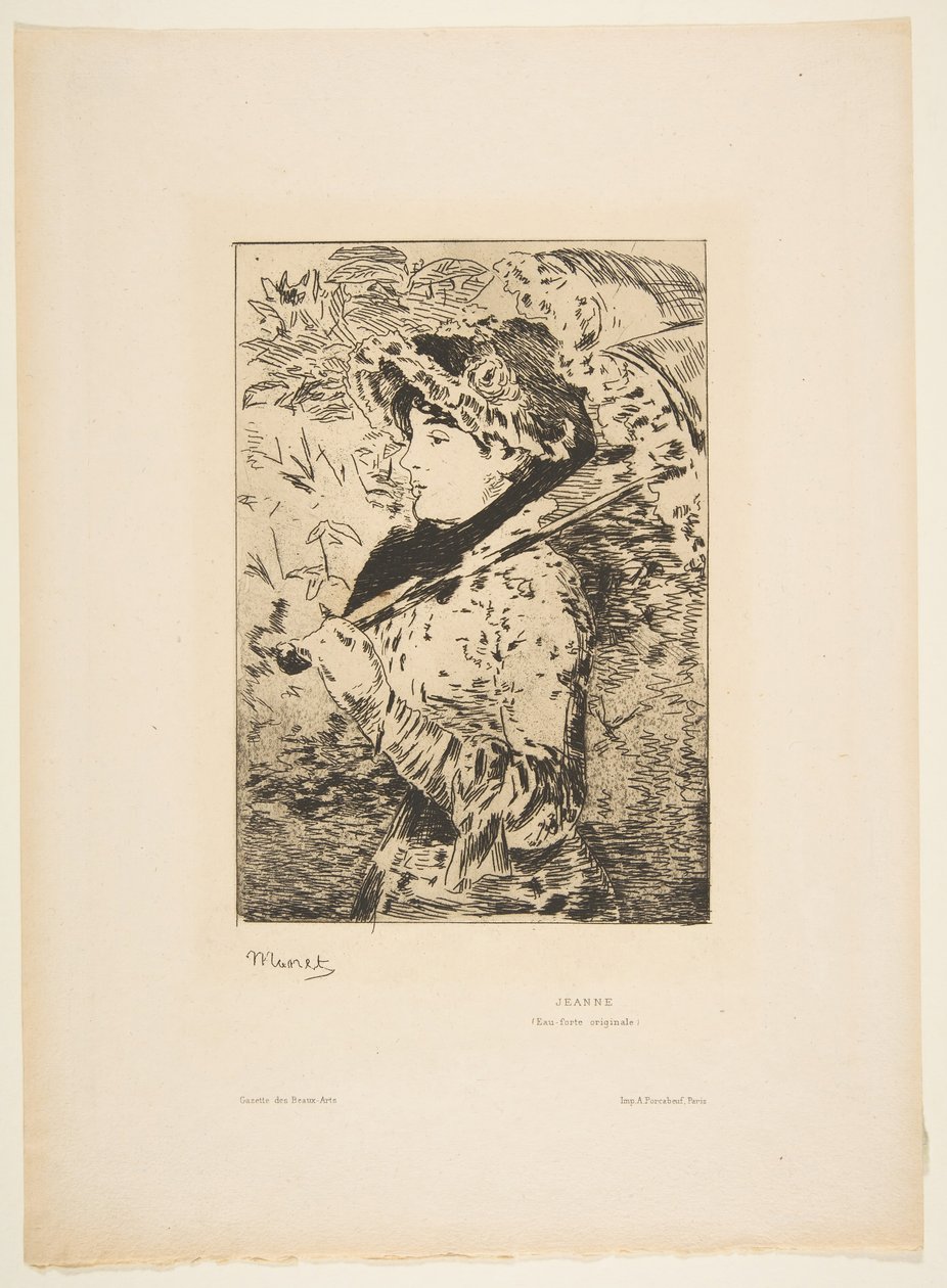 Jeanne, 1882. av Édouard Manet