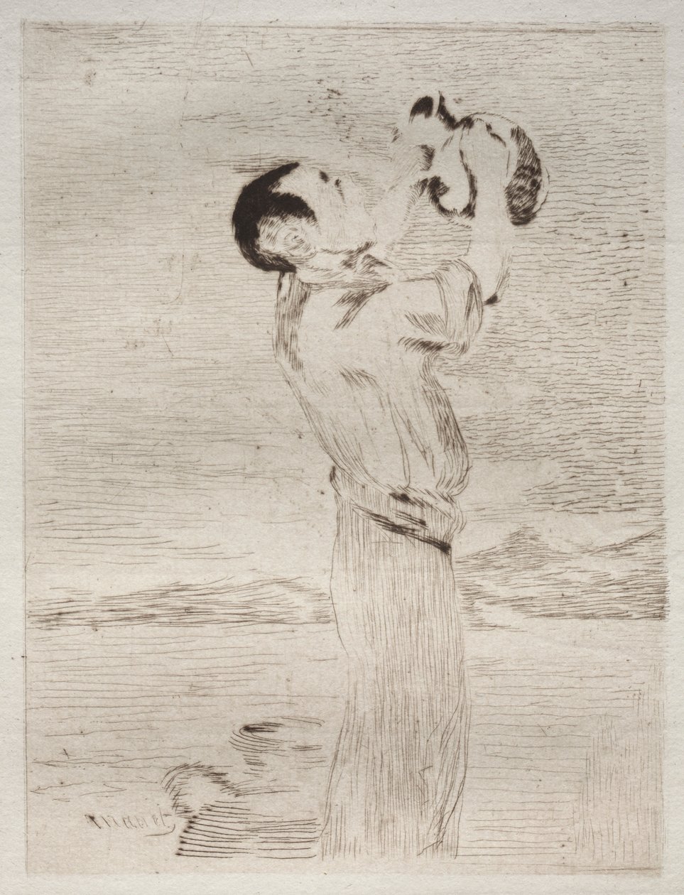 Vanndrikkeren. av Édouard Manet