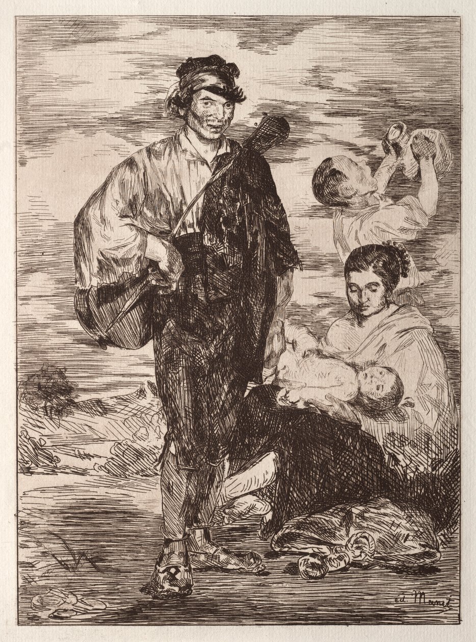 Sigøynerne av Édouard Manet