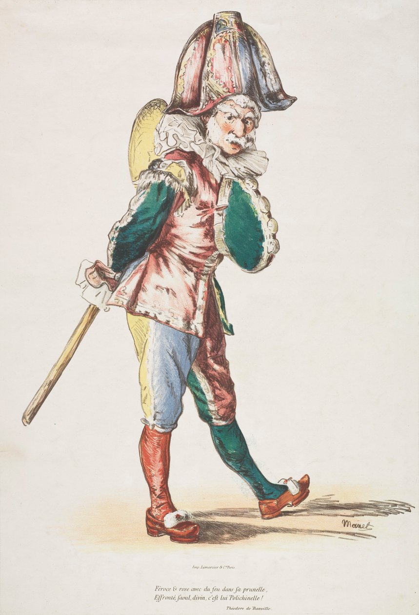 Punchinello, 1876. av Édouard Manet