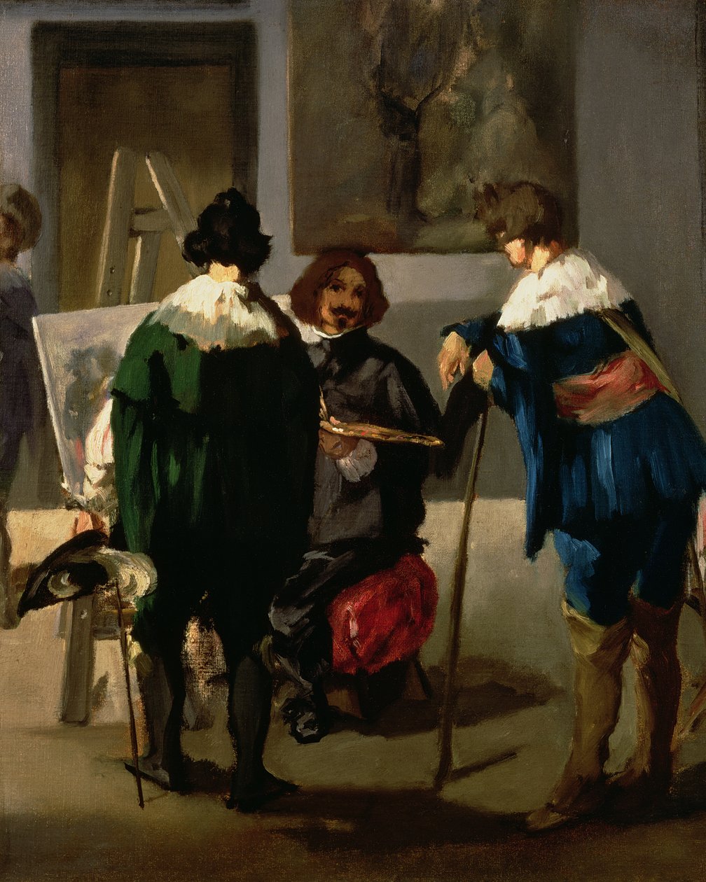 Scene i et spansk studio, ca. 1860 av Édouard Manet