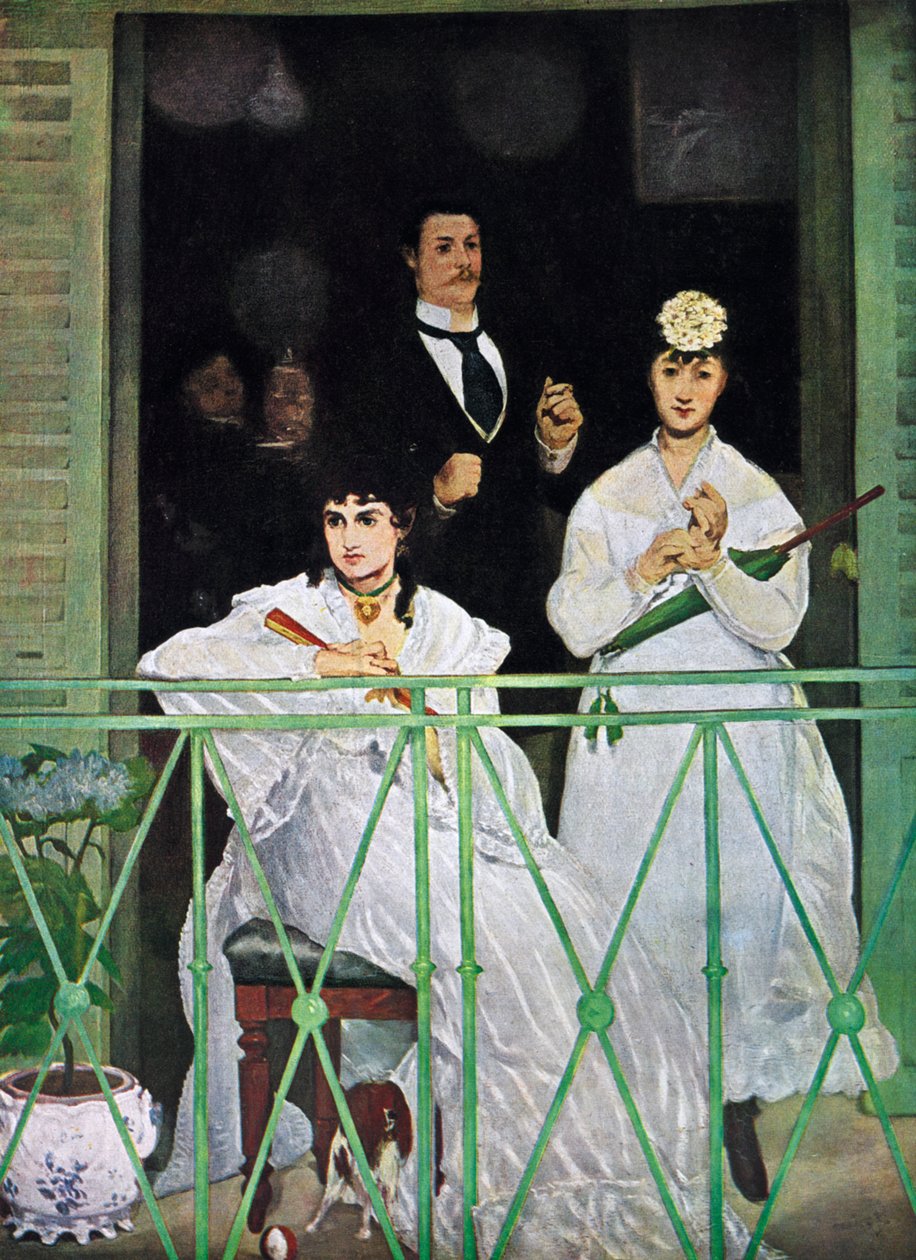 Balkongen, 1868-1869. av Édouard Manet