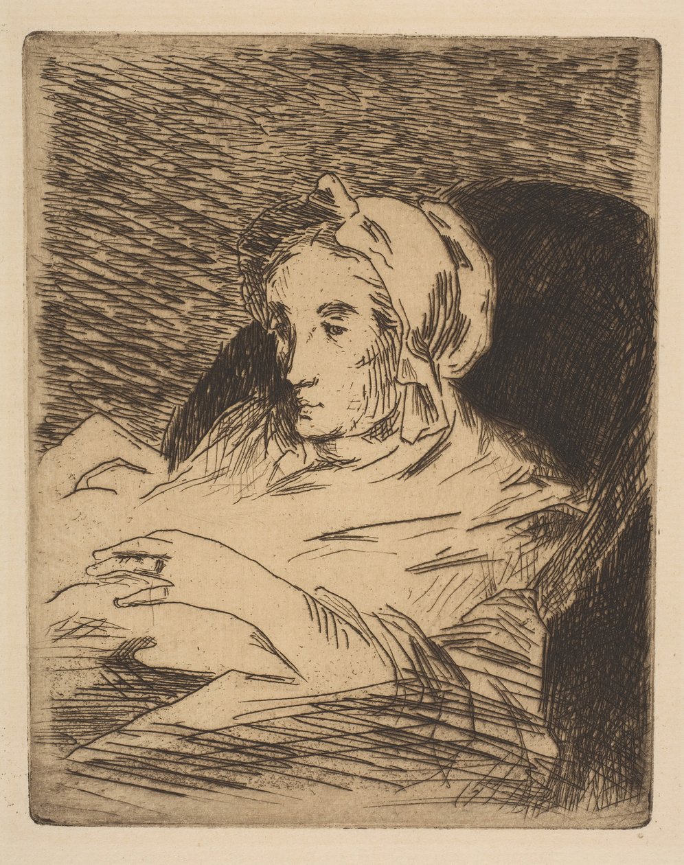 The Convalescent Suzanne Manet, 1879-81. av Édouard Manet