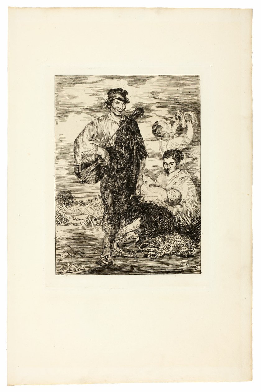 Sigøynerne av Édouard Manet