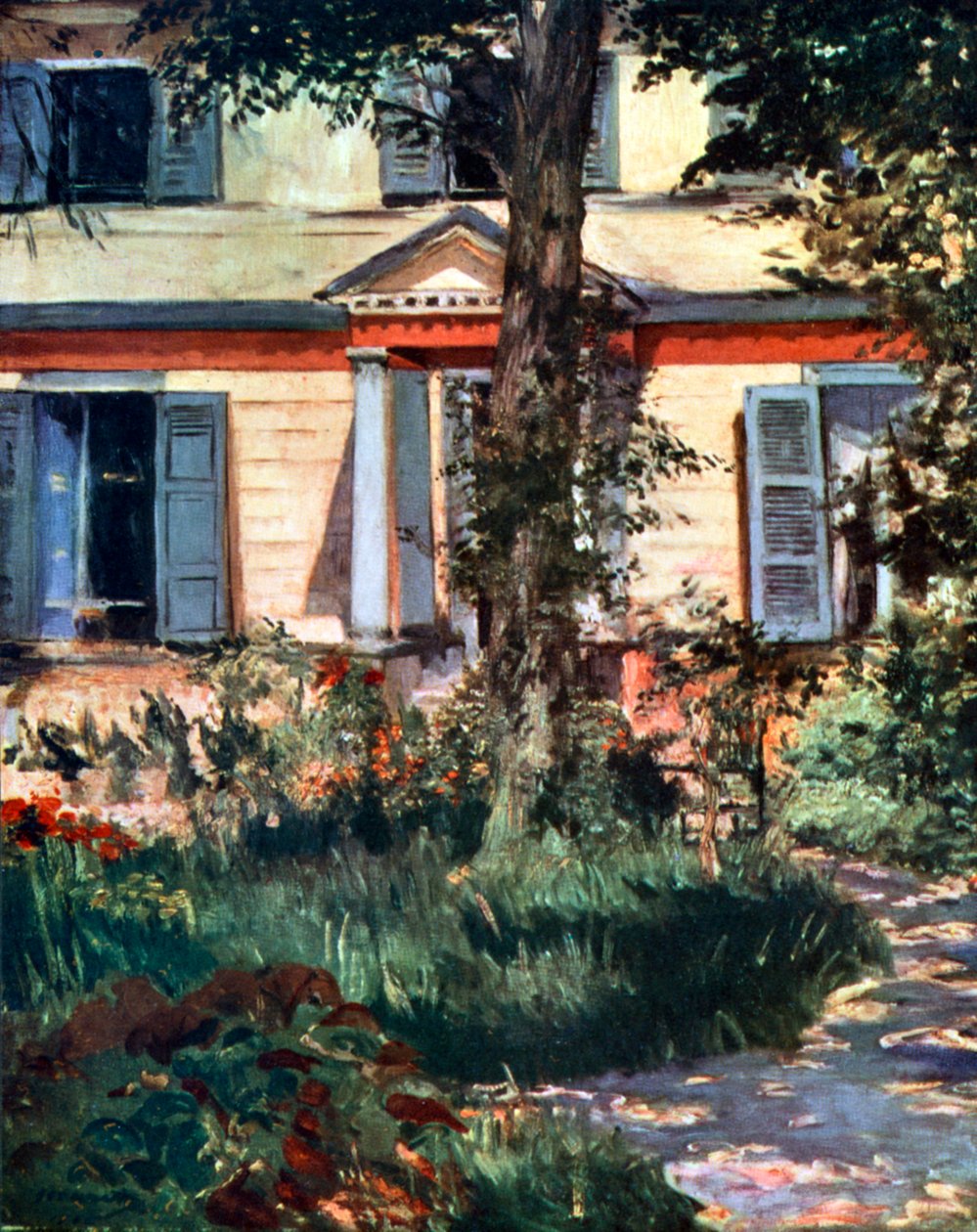 Huset i Rueil, 1882 1926. av Édouard Manet