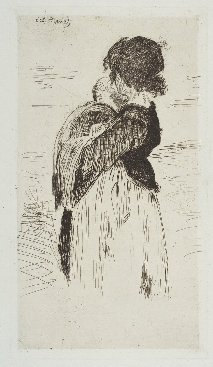 Den lille jenta, 1861-62. av Édouard Manet