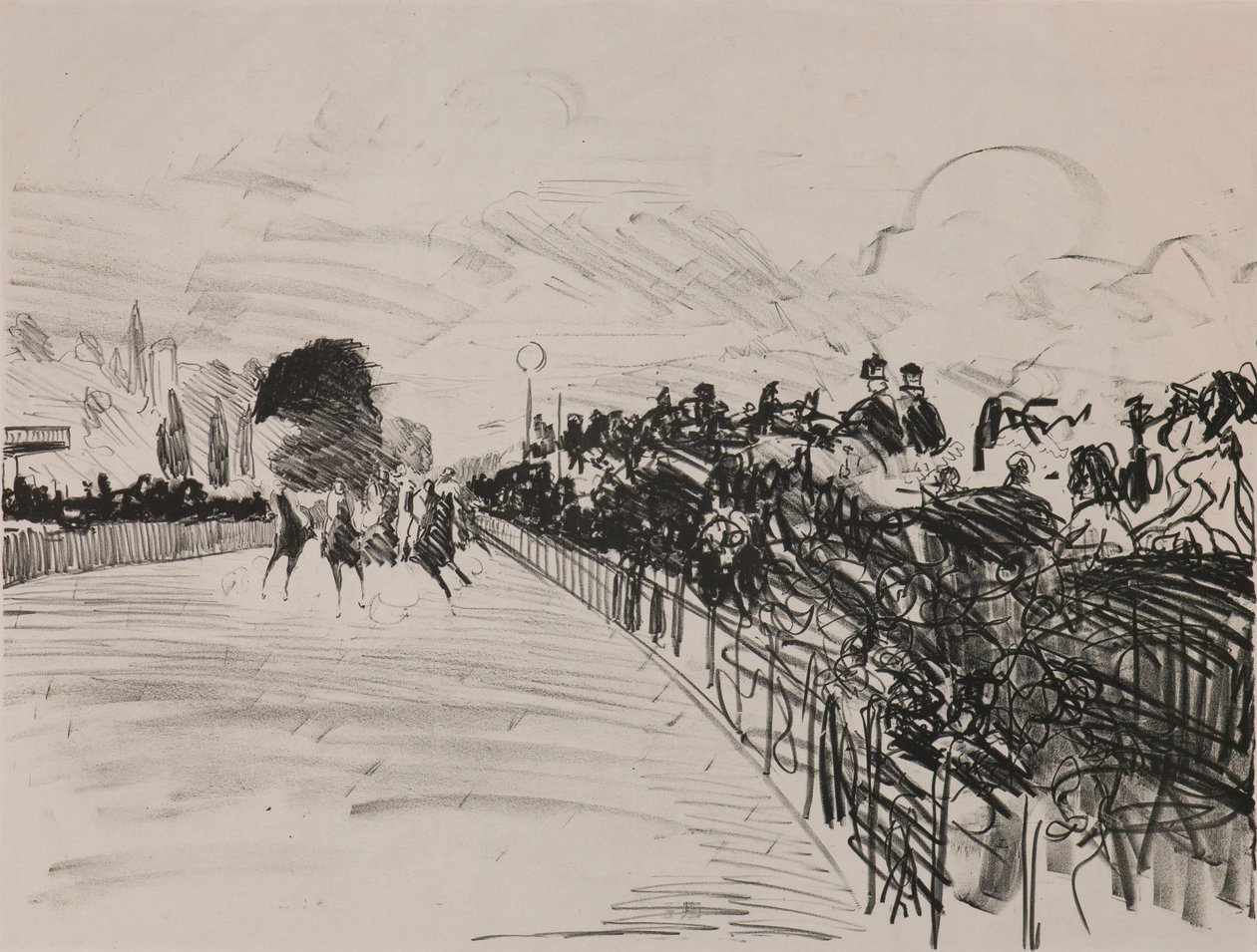 The Races (Les Courses) av Édouard Manet