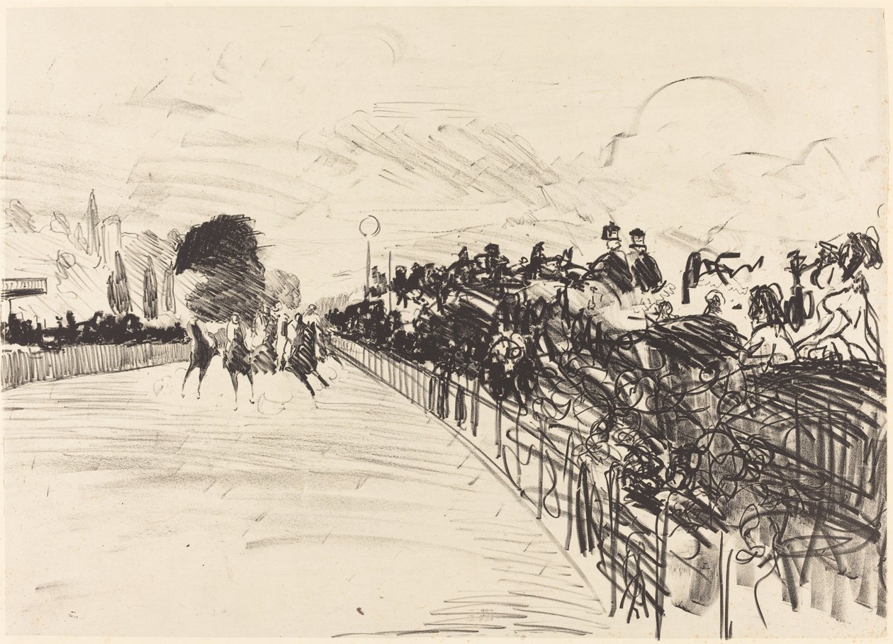 The Races (Les courses) av Édouard Manet
