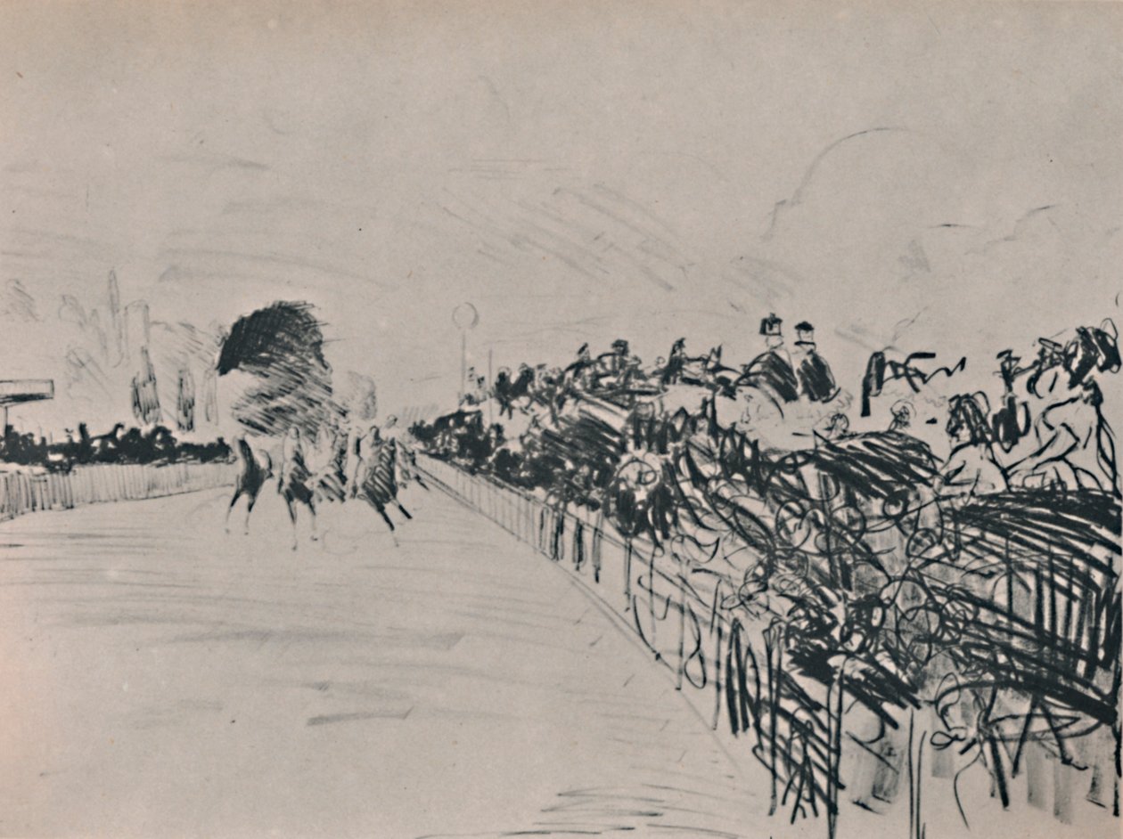 The Races, 1865-1872, 1946. av Édouard Manet