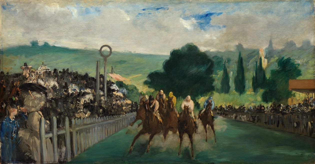 Løpene på Longchamp, 1866. av Édouard Manet