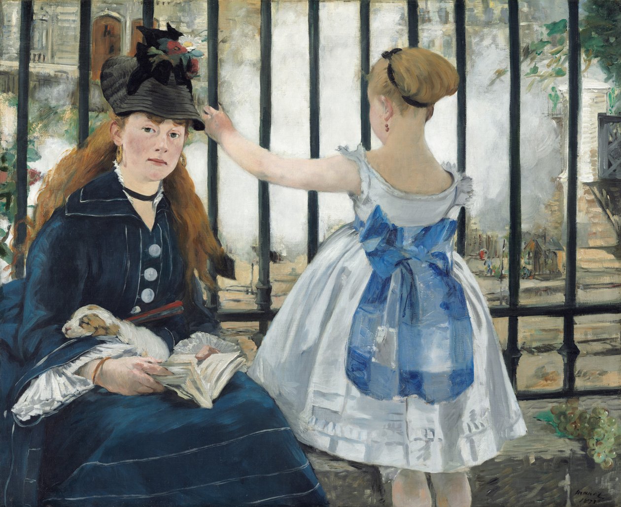 Jernbanen, 1873. av Édouard Manet