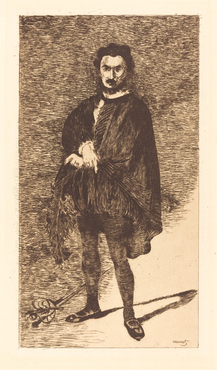Den tragiske skuespilleren Den tragiske skuespilleren, 1866. av Édouard Manet