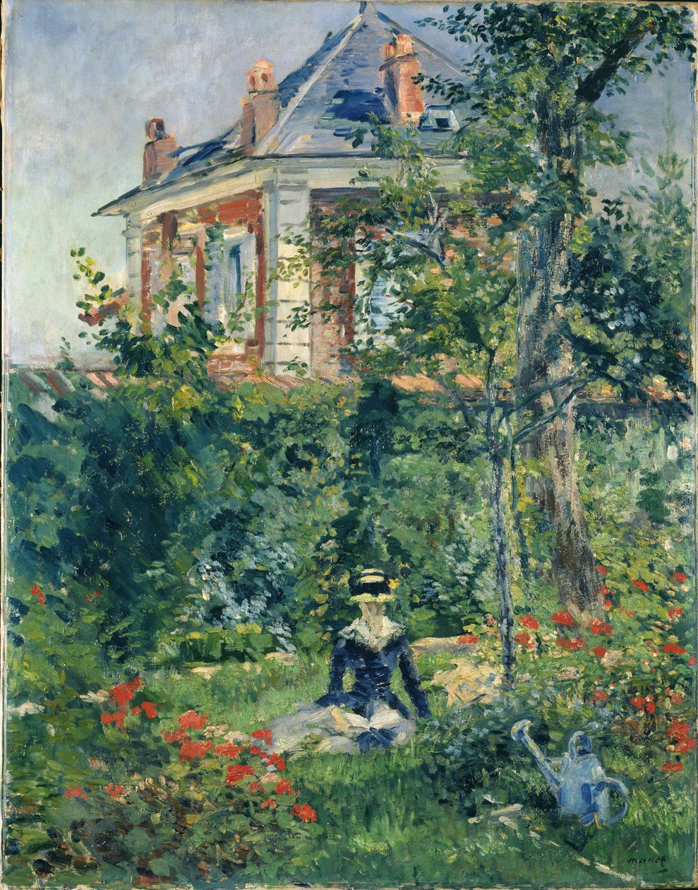 Et hjørne av Bellevue Garden, 1880. av Édouard Manet