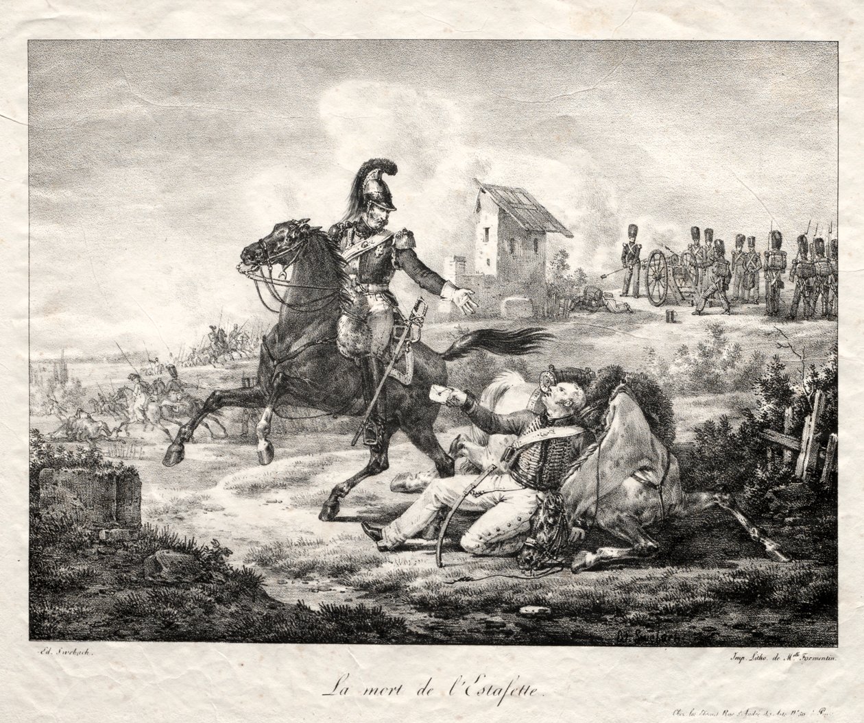 Kurerens død av Edouard Swebach