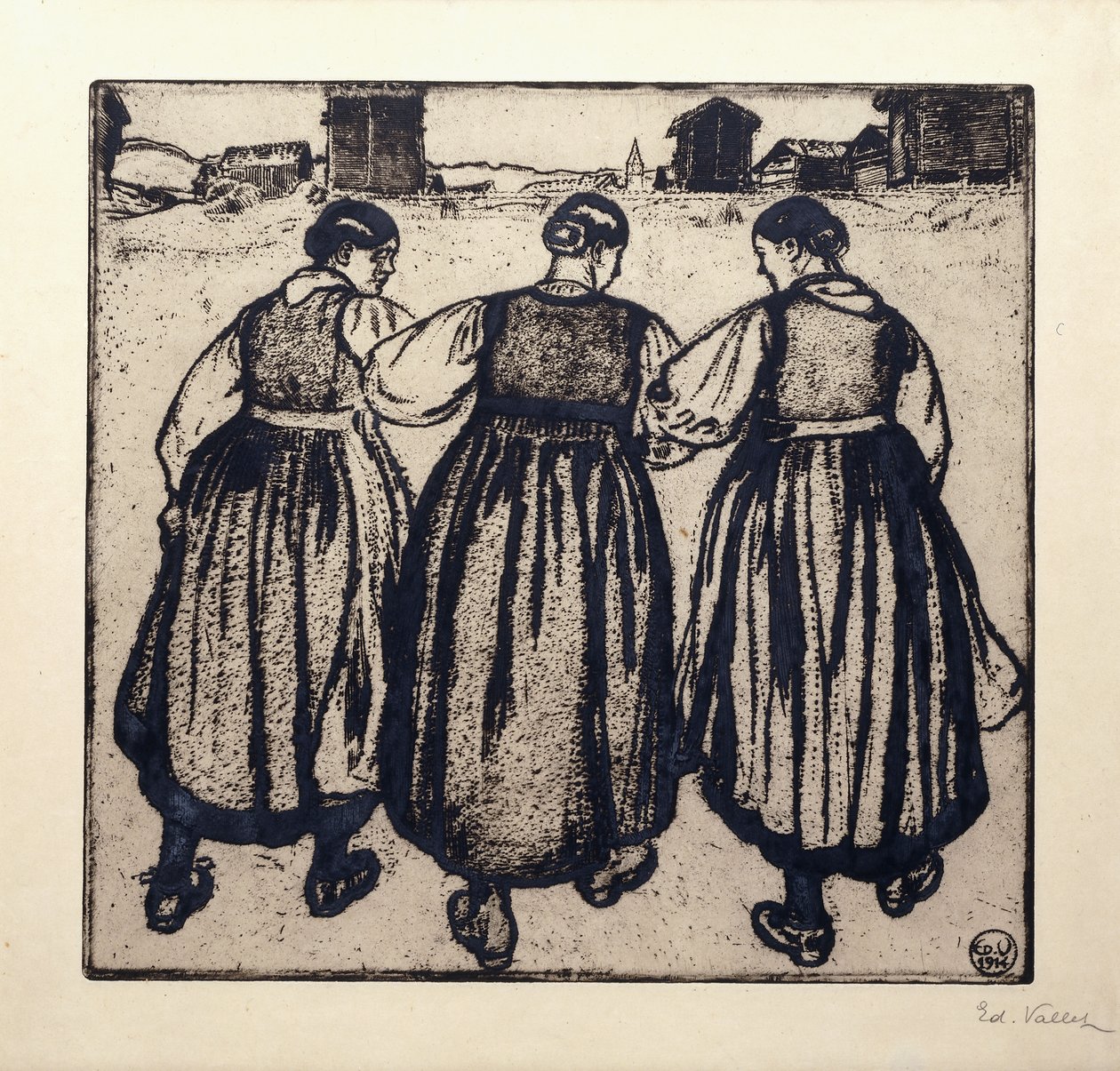 Tre jomfruer av Edouard Vallet