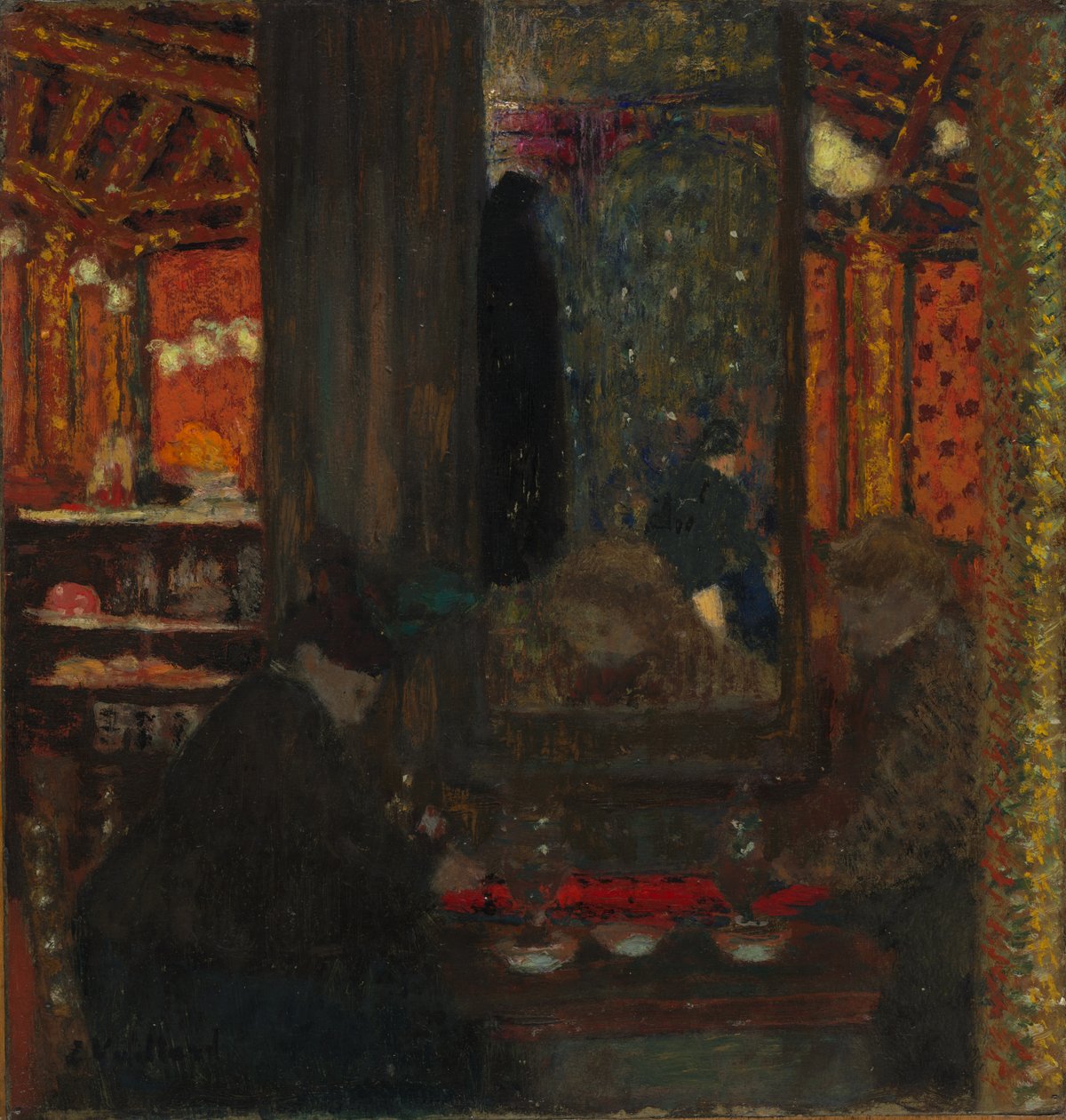 På cafeen av Edouard Vuillard
