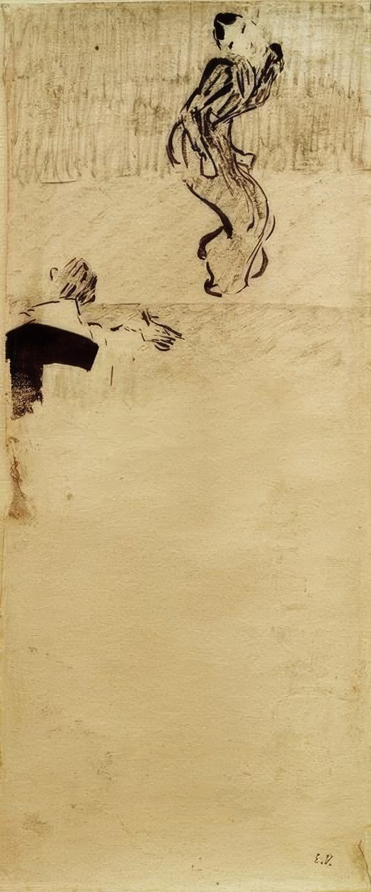 På teateret av Edouard Vuillard