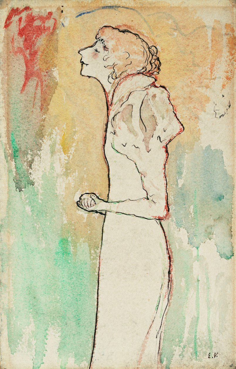 Sanger, ca. 1891-92 av Edouard Vuillard