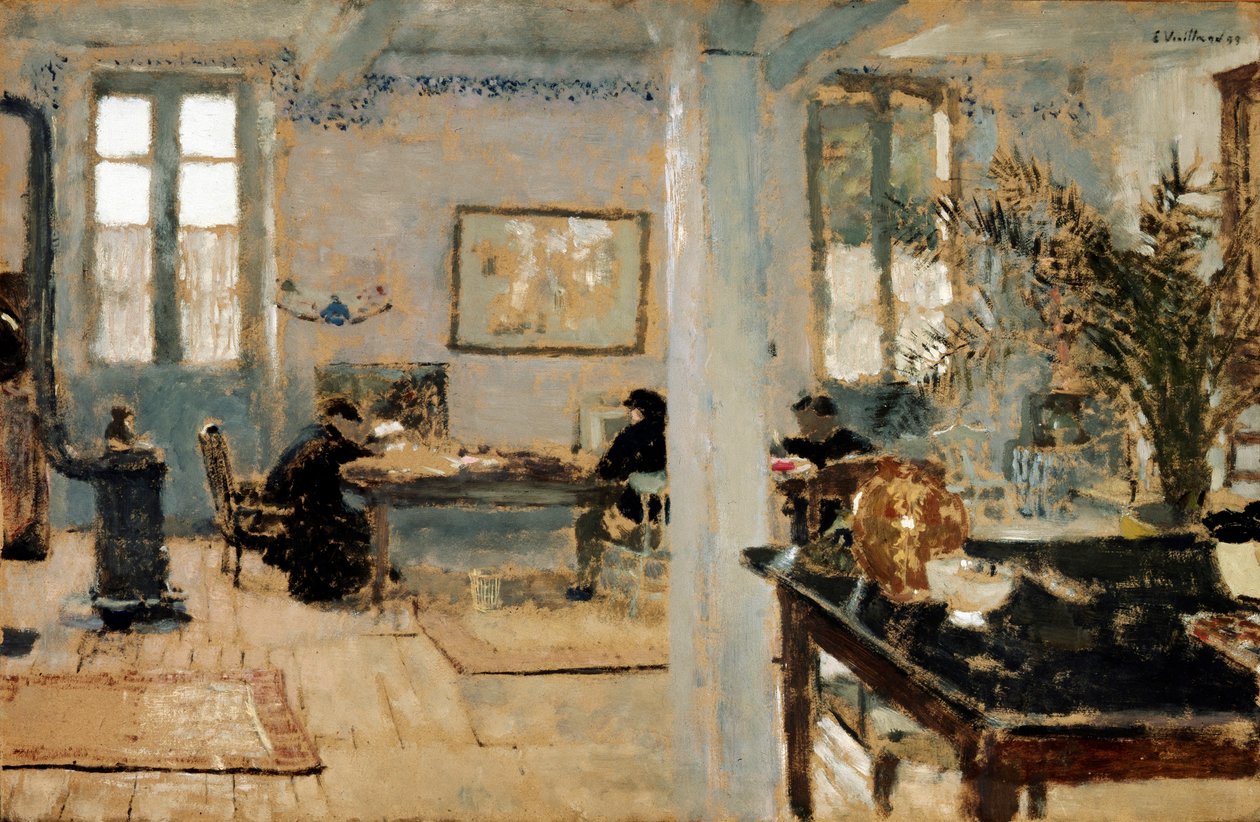 I et rom, 1899. av Edouard Vuillard