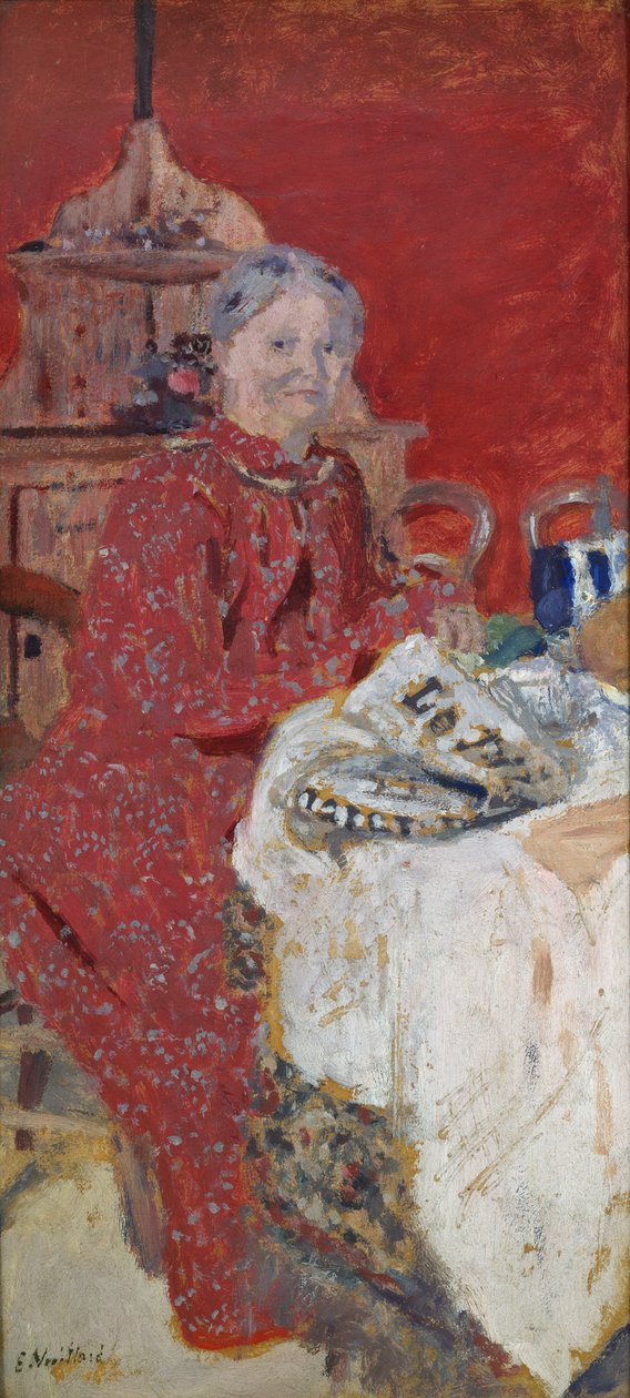 Lunchen, 1890-tallet av Edouard Vuillard